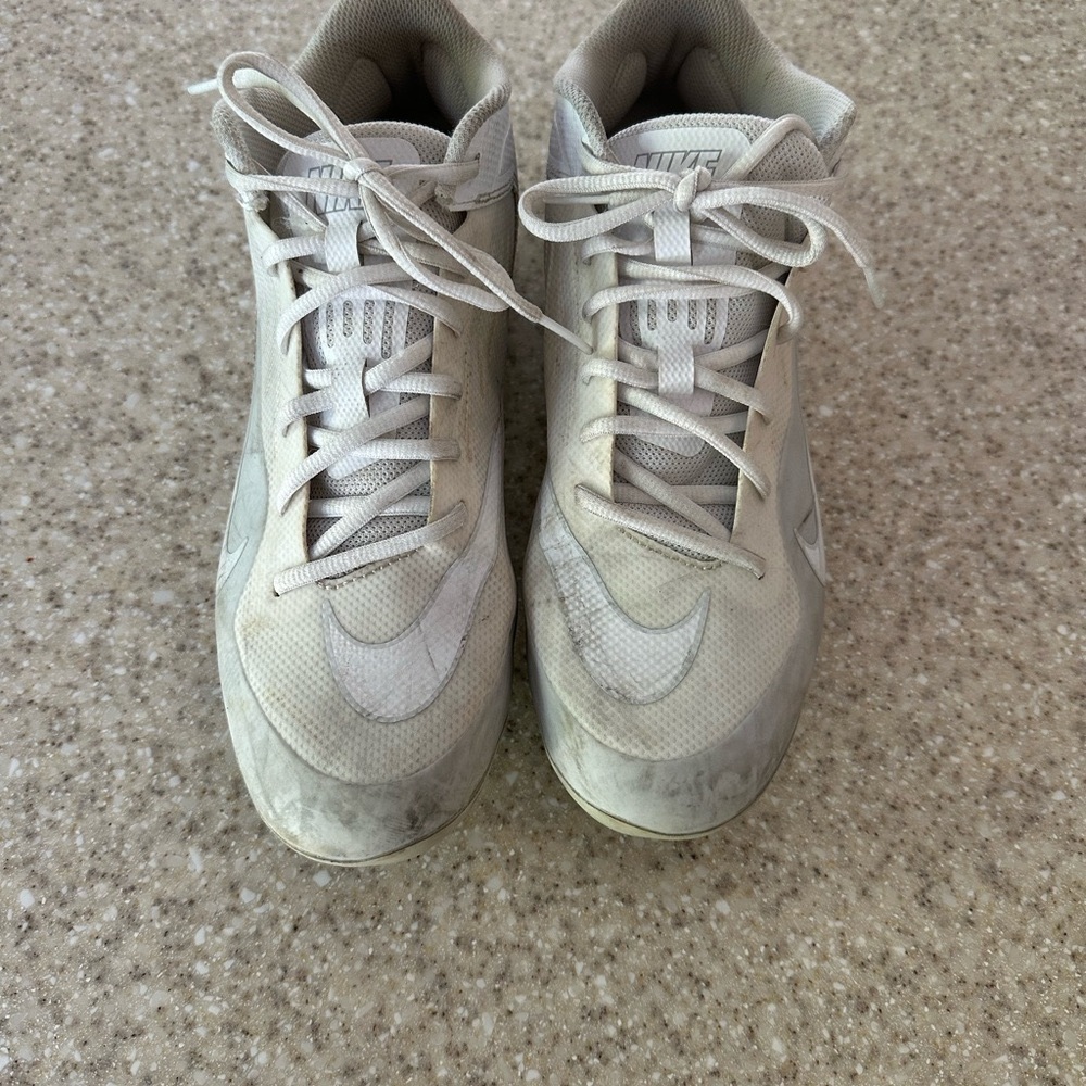 Nike Men's White Cleats